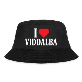 t-shirt I love Viddalba t-shirt Sardinia - Bucket Hat - black - Front - Lela (165cm)