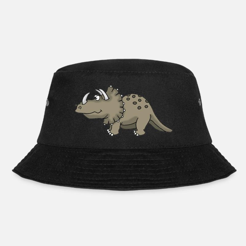 Dino 10 - Bucket Hat - Schwarz