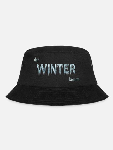 Winter - Bucket Hat - Schwarz