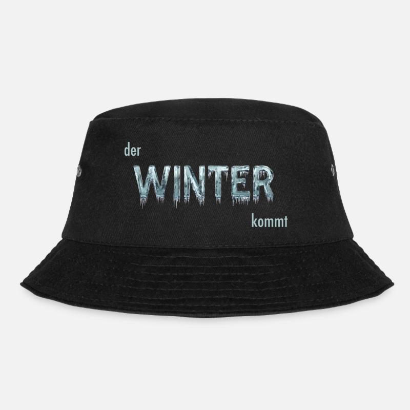 Winter - Bucket Hat - Schwarz