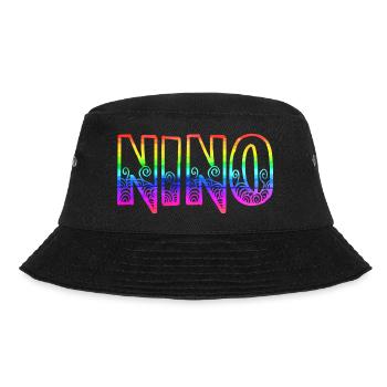 nino rs rainbow - Bucket Hat - black - Front - Lela (165cm)