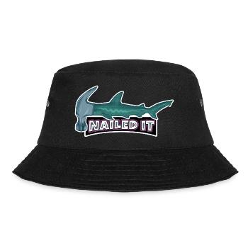 Nailed it hammerhead shark - Bucket Hat - black - Front - Lela (165cm)