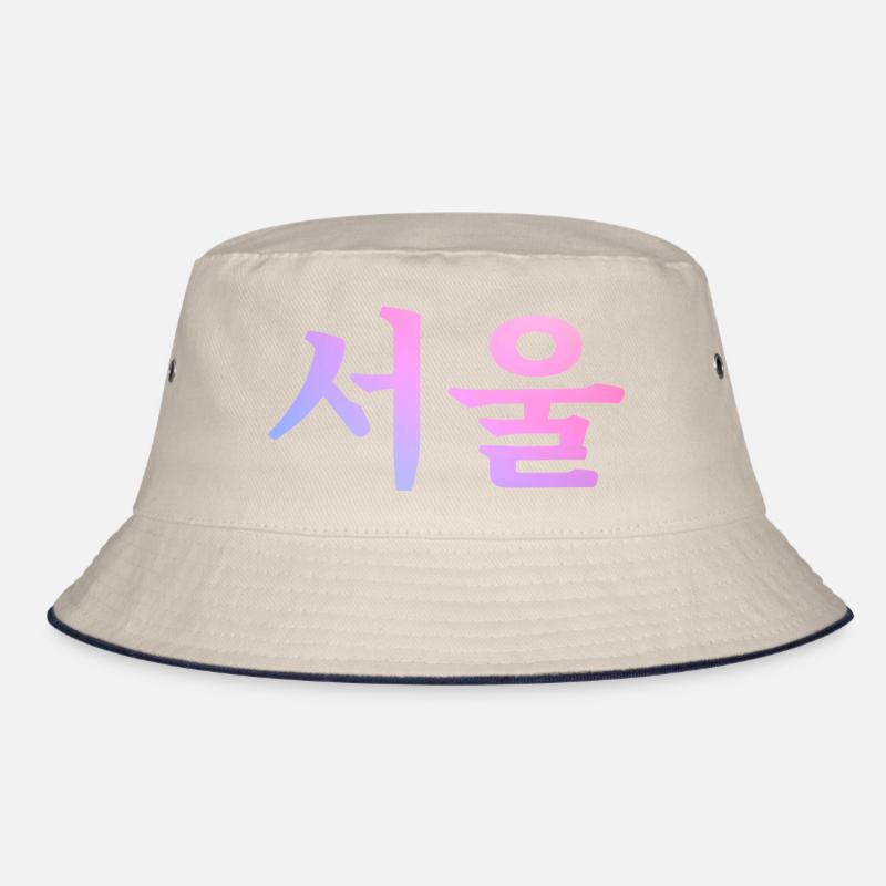 Seoul Korean Language Bucket Hat