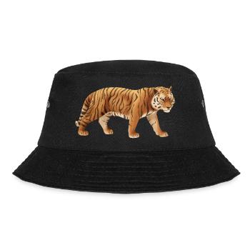 Tiger - Cat Family - Wildlife - Nature - Bucket Hat - black - Front - Lela (165cm)