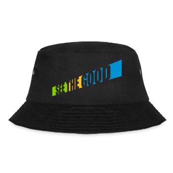 see the good Zitat - Bucket Hat - Schwarz - Vorne - Lela (165cm)