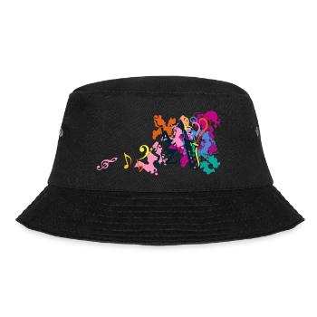 Saxophonmusik Note CLE Sol Fantasy - Bucket Hat - Schwarz - Vorne - Lela (165cm)