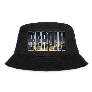 Berlin skyline - Bucket Hat - black - Front - Lela (165cm)