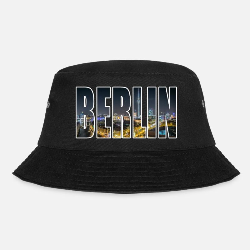 berlin skyline - Bucket Hat - Schwarz