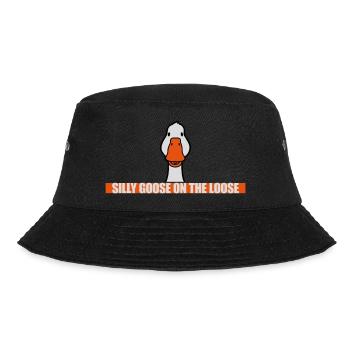 goose on the loose - Bucket Hat - black - Front - Lela (165cm)