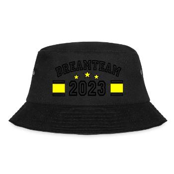 Dreamteam 2023 - Bucket Hat - Schwarz - Vorne - Lela (165cm)
