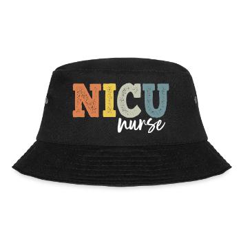 Nicu Nurse Dialysis Nursing RN - Bucket Hat - black - Front - Lela (165cm)