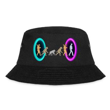 Evolution through portals - Bucket Hat - black - Front - Lela (165cm)