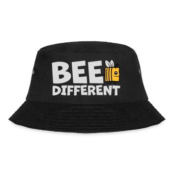 bee different saying quote - Bucket Hat - black - Front - Lela (165cm)