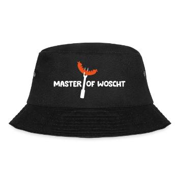 Würstchen - Bucket Hat - Schwarz - Vorne - Lela (165cm)