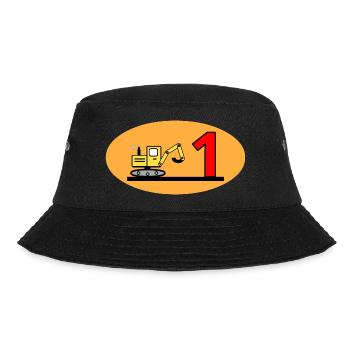 Bagger - Bucket Hat - Schwarz - Vorne - Lela (165cm)