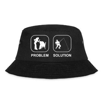 Fishing Fishing Fishing Fishing hooks Fishing - Bucket Hat - black - Front - Lela (165cm)