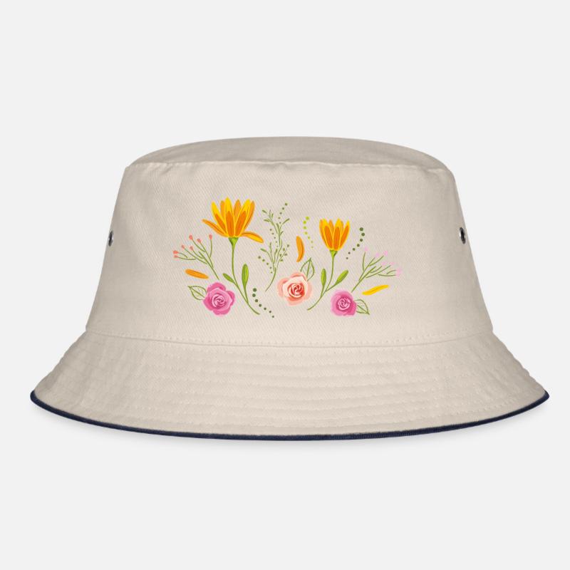 Blühende Blumen Bucket Hat
