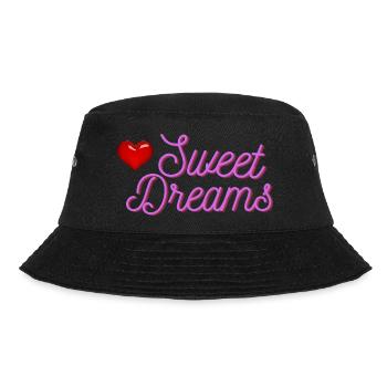 SWEET DREAMS - Bucket Hat - Schwarz - Vorne - Lela (165cm)
