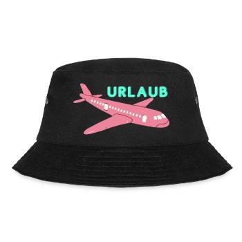 Urlaub - Bucket Hat - Schwarz - Vorne - Lela (165cm)