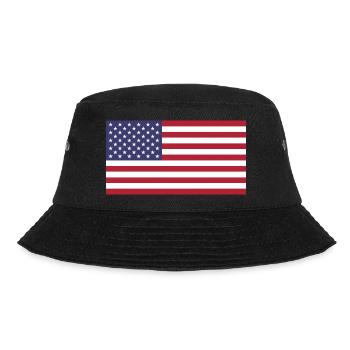 Flag-Kollektion - the United States - Bucket Hat - Schwarz - Vorne - Lela (165cm)