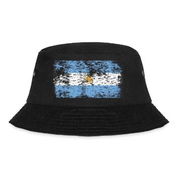 Argentina Flag South America Argentine Flag - Bucket Hat - black - Front - Lela (165cm)