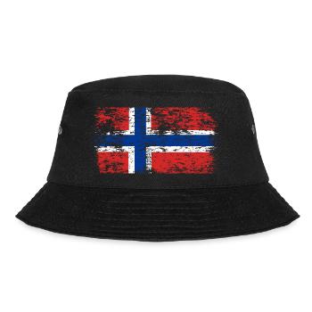 Drapeau de la Norvège Scandinavie Drapeau norvégien - Bob - noir - Devant - Lela (165cm)