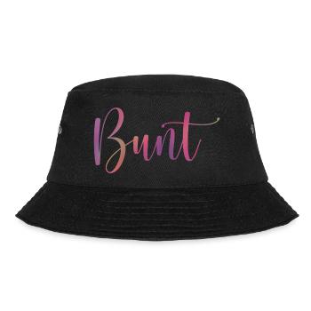 Bunt - Bucket Hat - Schwarz - Vorne - Lela (165cm)