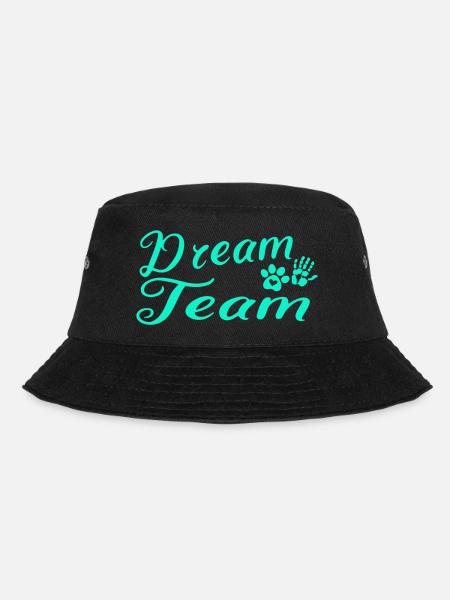Hund Dream Team - Bucket Hat - Schwarz