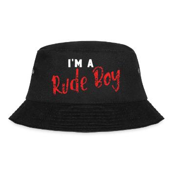 Naughty naughty boy funny gift idea - Bucket Hat - black - Front - Lela (165cm)