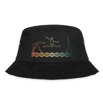 Turnen Gymnastik DNA DNS - Bucket Hat - Schwarz - Vorne - Lela (165cm)