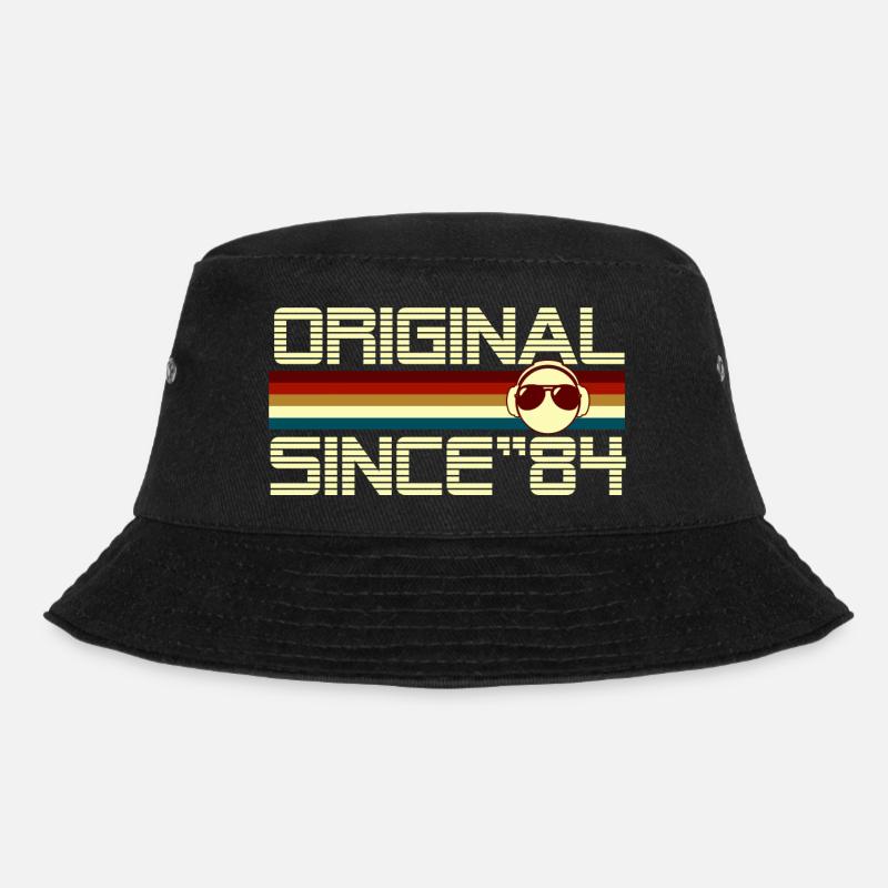 Seit 84 - Bucket Hat - Schwarz