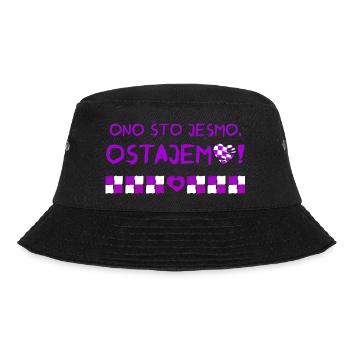 Croatia hrvatska croatia hrv hr travel tourism - Bucket Hat - black - Front - Lela (165cm)