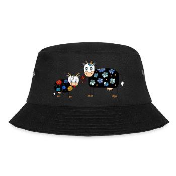 Cows - Bucket Hat - black - Front - Lela (165cm)
