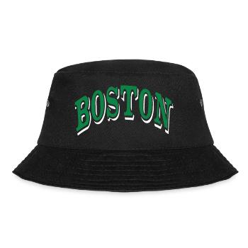 Boston - Bucket Hat - Schwarz - Vorne - Lela (165cm)