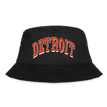 Detroit - Bucket Hat - Schwarz - Vorne - Lela (165cm)