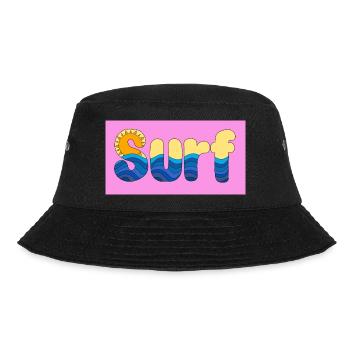 Surf - Bucket Hat - Schwarz - Vorne - Lela (165cm)