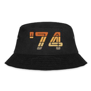 Year 1974 - '74 - Bucket Hat - black - Front - Lela (165cm)