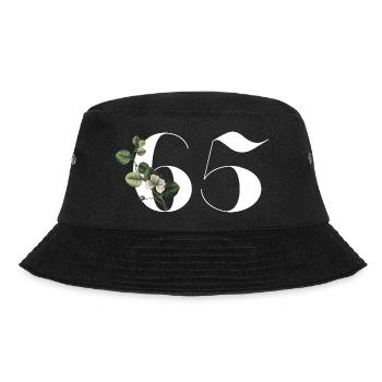 Numéro 65 floral vert - 65e anniversaire floral - Bob - noir - Devant - Lela (165cm)