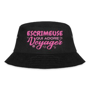 Escrimeuse globe-trotteuse passionnée de voyages - Bob - noir - Devant - Lela (165cm)