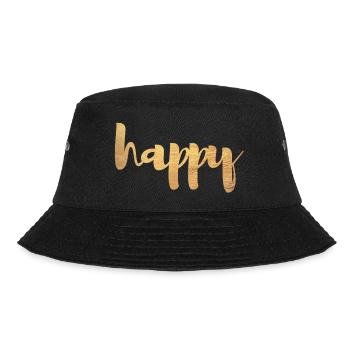 Happy Gold Happy Happiness Police cursive de luxe - Bob - noir - Devant - Lela (165cm)