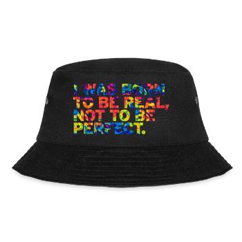 Be original vector design symbol retro quote label - Bucket Hat - black - Front - Lela (165cm)