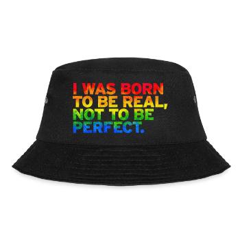 Be original vector design symbol retro quote label - Bucket Hat - black - Front - Lela (165cm)