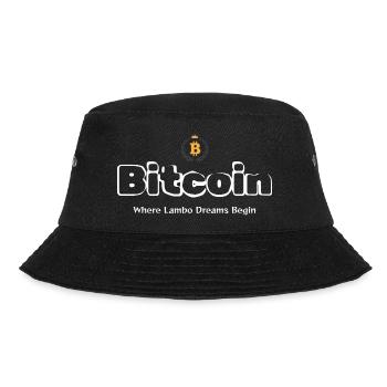 Bitcoin Merch You’ll Love - Crypto Clothing - Bucket Hat - black - Front - Lela (165cm)