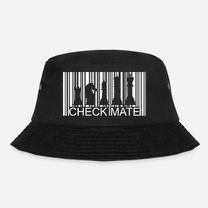 Conception élégante de code-barres d’échecs pour les fans d’échecs - Bob - noir