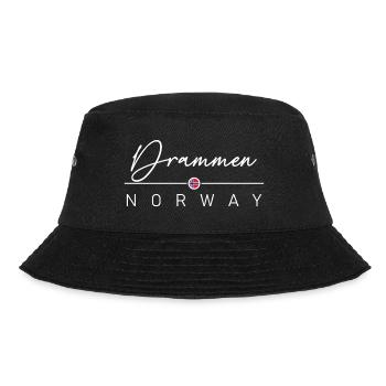 Norwegen - Drammen - Norge - Norway - Bucket Hat - black - Front - Lela (165cm)