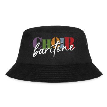Choir - Baritone singer - Bucket Hat - black - Front - Lela (165cm)