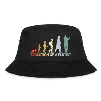 Vintage Flute Evolution - Bucket Hat - black - Front - Lela (165cm)