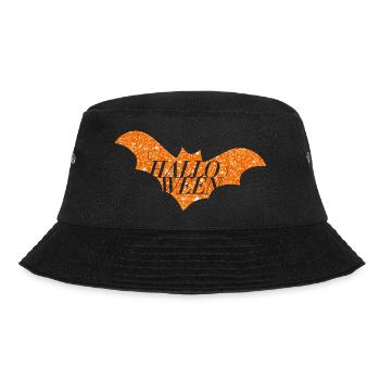 Silhouette de chauve-souris scintillante orange d’Halloween - Bob - noir - Devant - Lela (165cm)