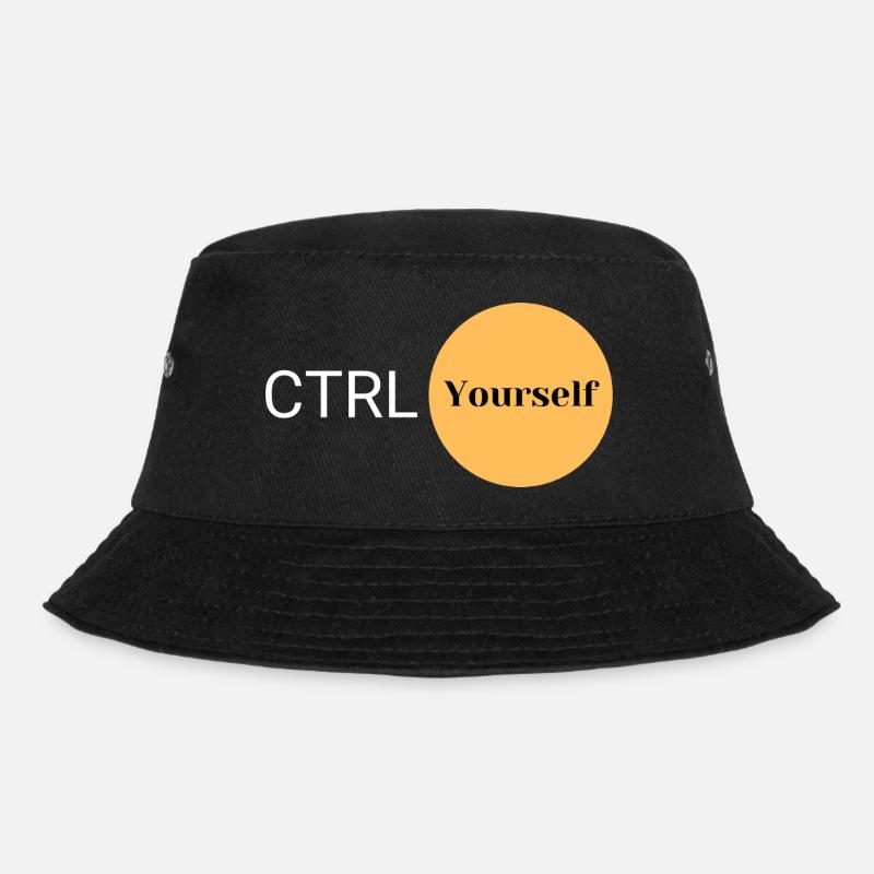 CTRL Sich selbst - Bucket Hat - Schwarz