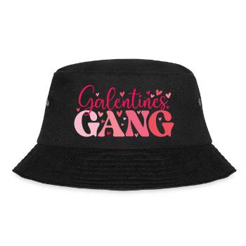 Galentines Gang Cute Gal Pals Sisterhood  - Bucket Hat - black - Front - Lela (165cm)